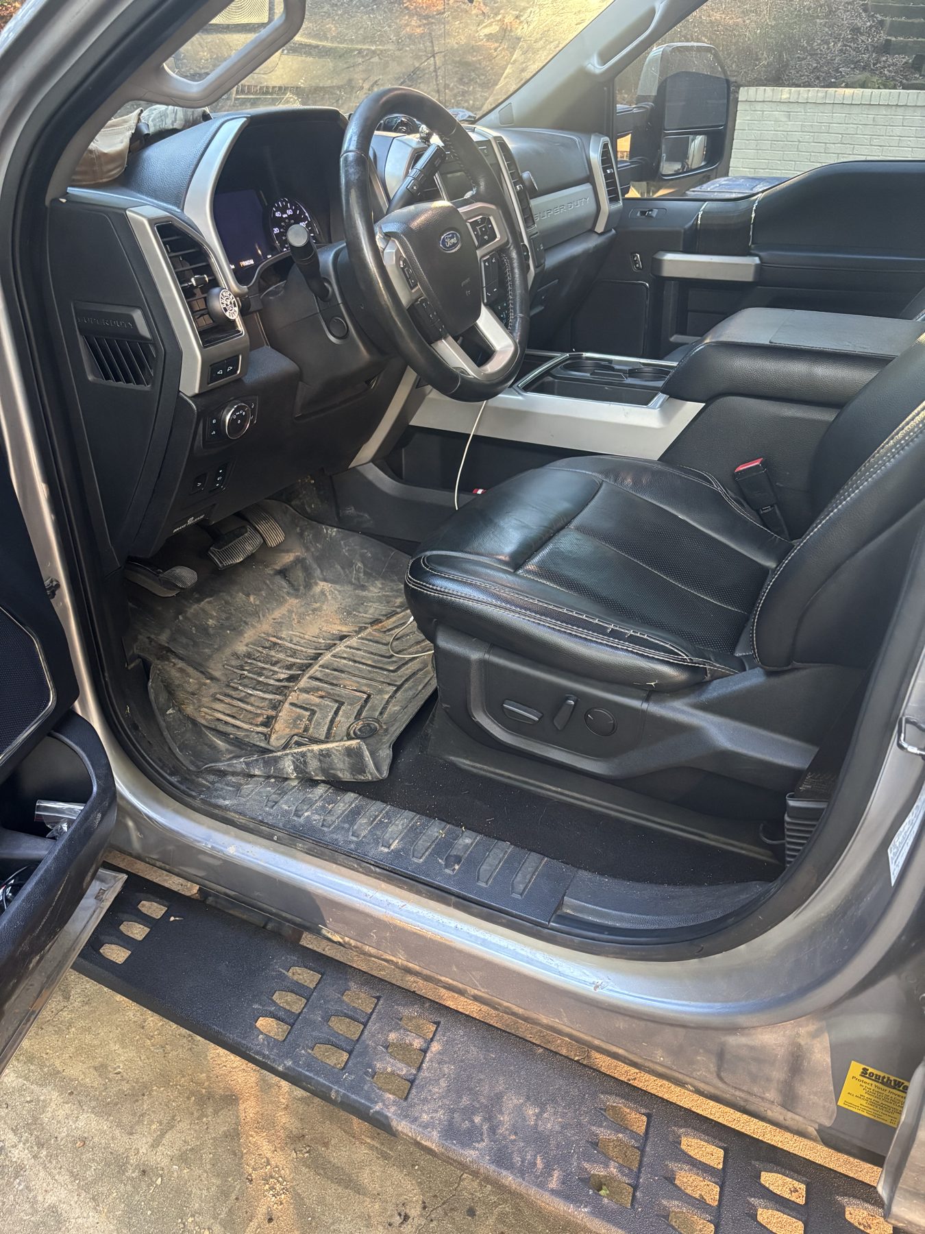 F-250 interior before