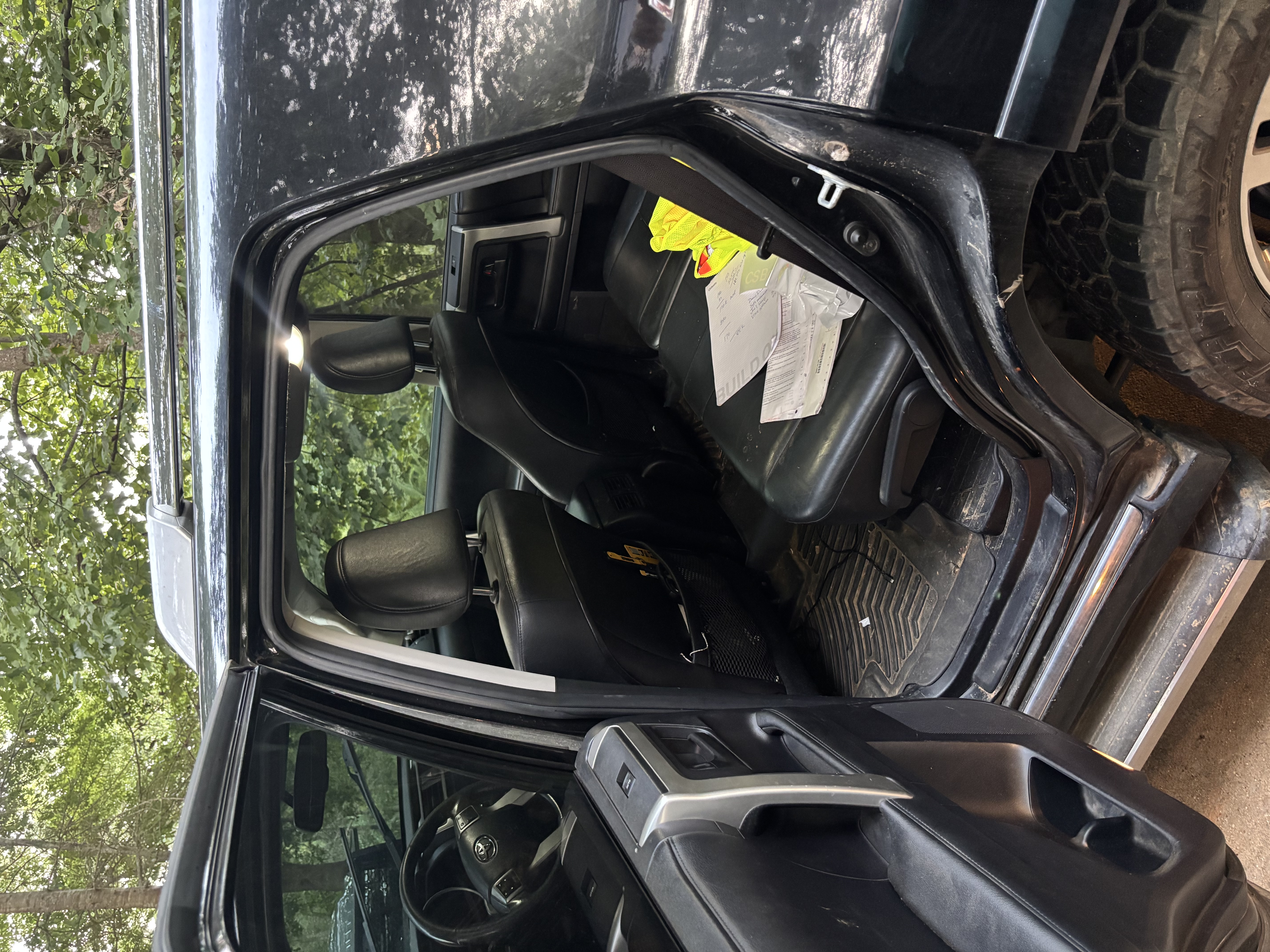 4Runner rear seat before