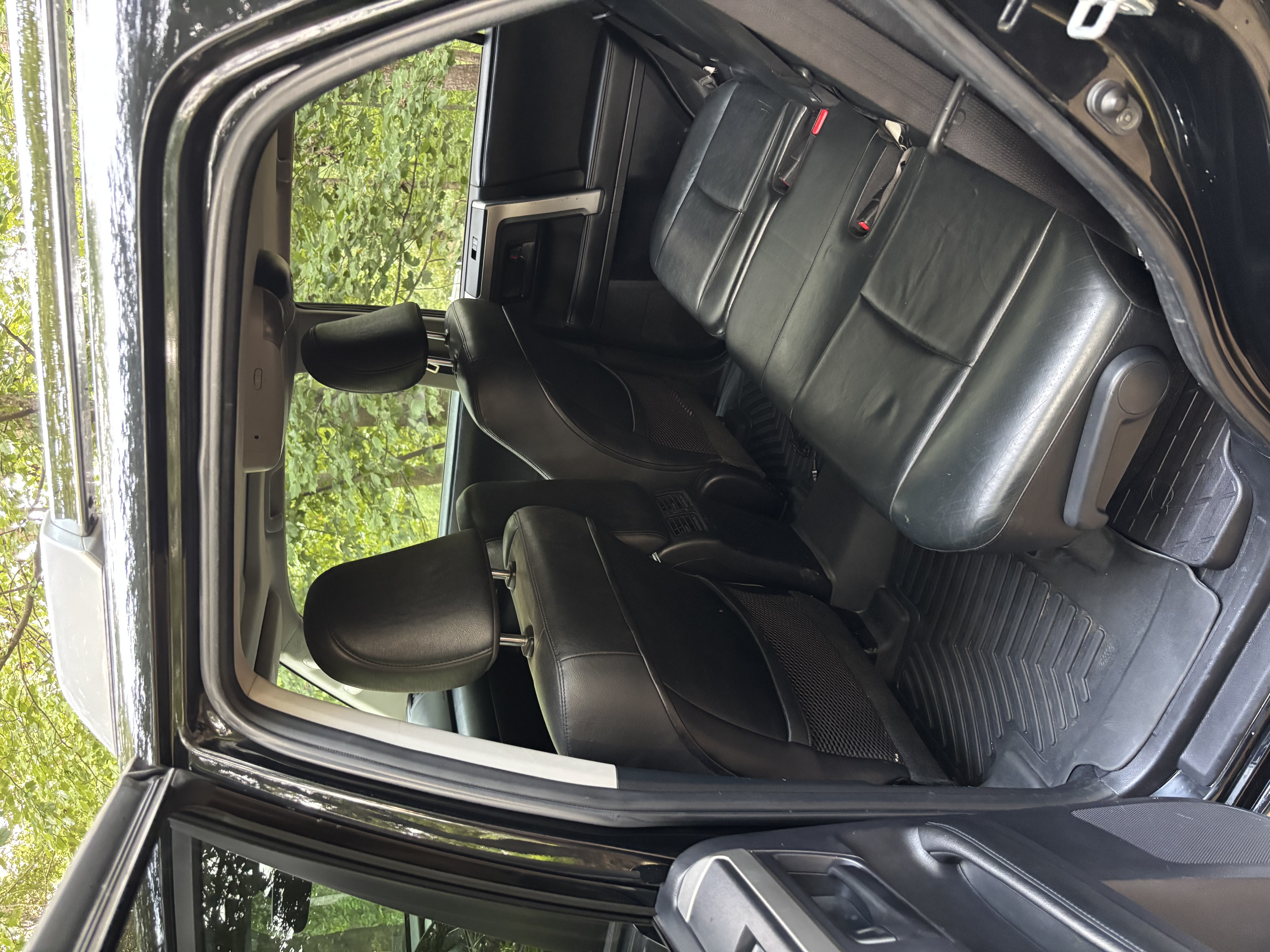 4Runner rear seat after