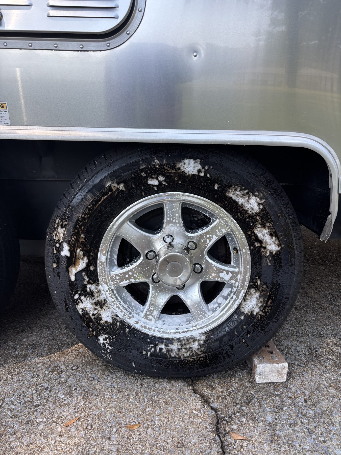 Wheel before