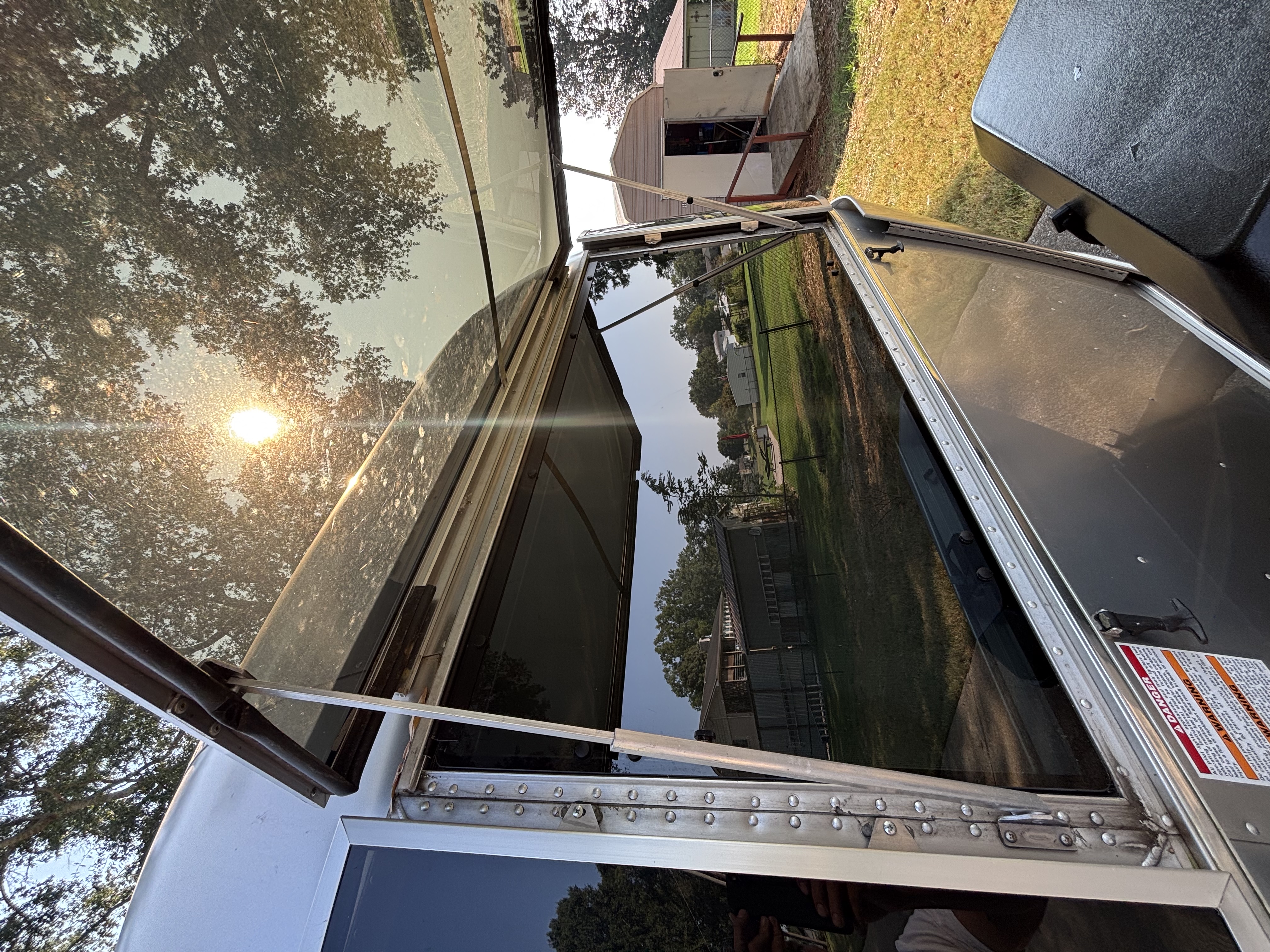 Airstream awning after