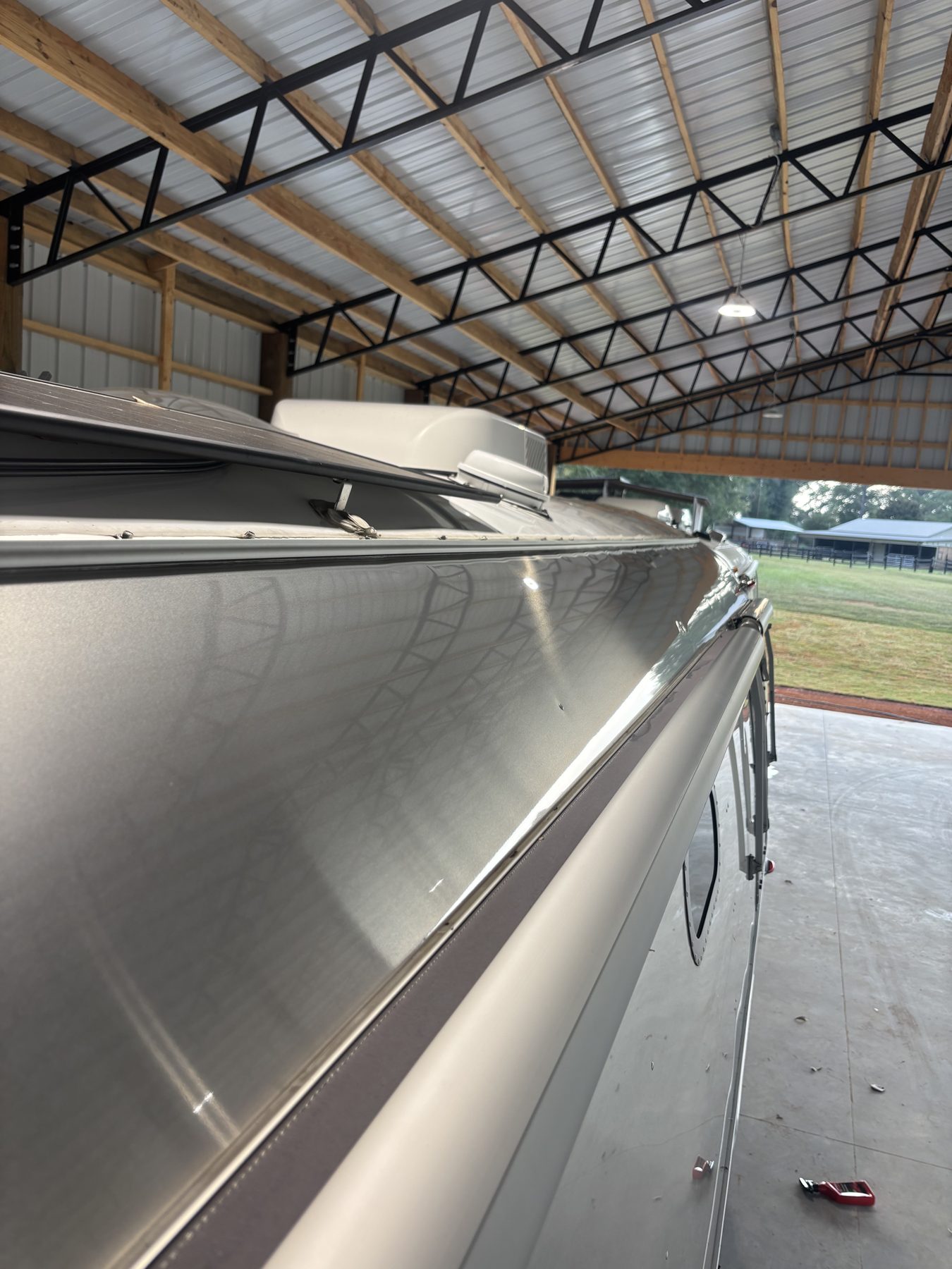 Polished side panel detail