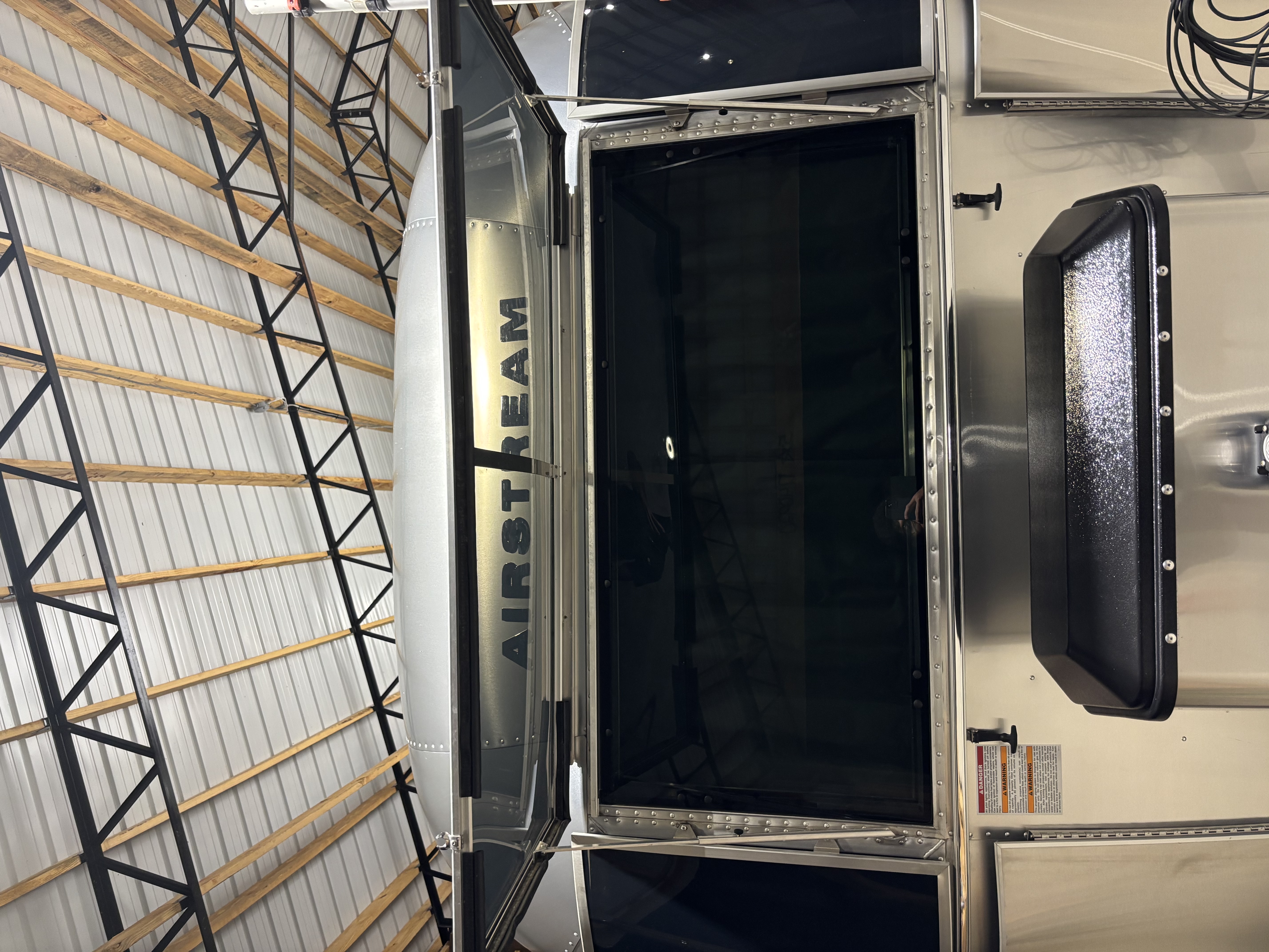 Airstream front cap polished